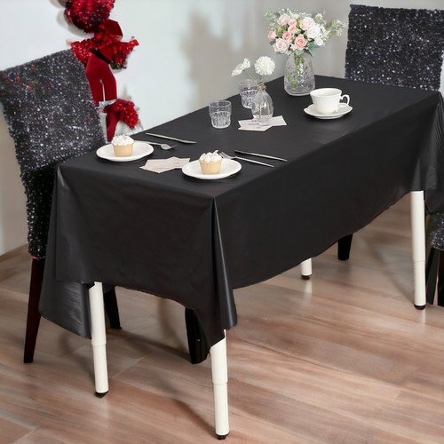 54" x 100/300 Feet Plastic Banquet Party Table Cover Roll Disposable Tablecloths - Picture 2 of 85