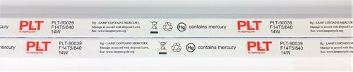 2x PLT F14T5/840 14W T5 4000K High Efficiency Linear Fluorescent Tube Light Bulb - Picture 3 of 5