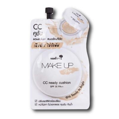 Nami Make Up Pro CC Ready Cushion SPF 35 PA++ Bright Long Lasting Waterproof 7g.