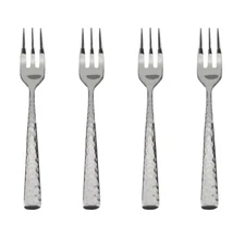 Oneida Cabria Set of 4 Seafood / Cocktail Forks 18/10 Stainless 5 3/8"