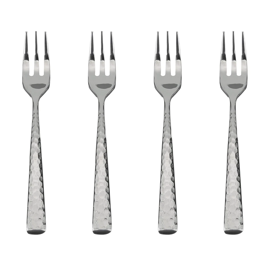 Oneida Cabria Set of 4 Seafood / Cocktail Forks 18/10 Stainless 5 3/8"