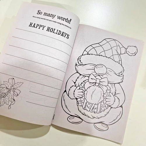 Wichtel für die Feiertage Mal- und Aktivitätsbuch sehr guter Zustand DreamTivit - Bild 4 von 7