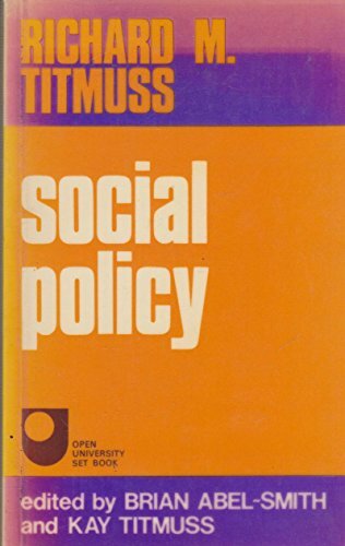 Social Policy: An Introduction by Titmuss, Richard M. Hardback Book The Fast - Bild 1 von 2