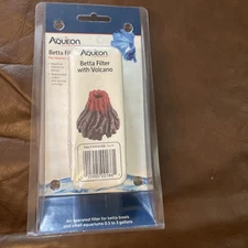 Aqueon Betta Filter with Volcano Air Pump Powered for Cleaner Clearer Water