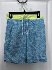 Boys Swimming Trunks Blue With Pockets Adjustable Waist. Art Class Size 16