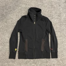 Scuderia Ferrari Full Zip Jacket Womens M Black F1 Formula 1 Racing Puma