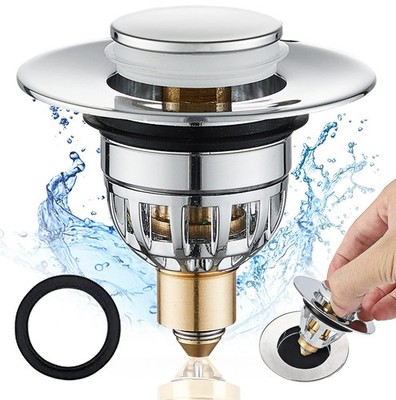 Pop Up Waschbecken Stecker, Edelstahl Badezimmer Waschbecken Stecker für Wasc...