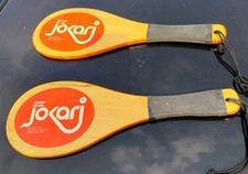 Vintage JOKARI Racquet Paddle Sport Game Champ Model Paddles w/ Grip