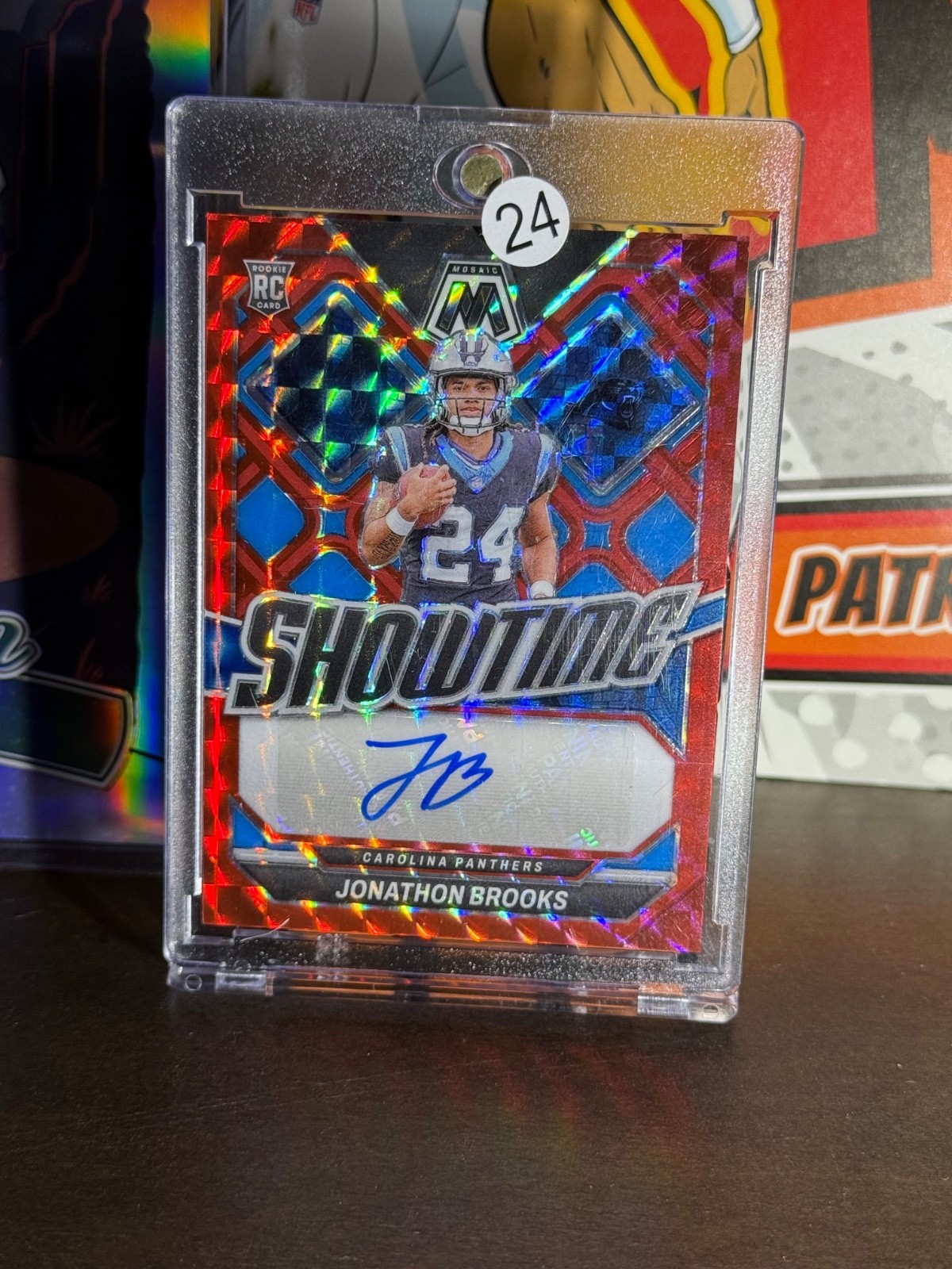 2024 Panini Mosaic - Showtime Signatures Jonathon Brooks #SS-JBS (AU, RC)