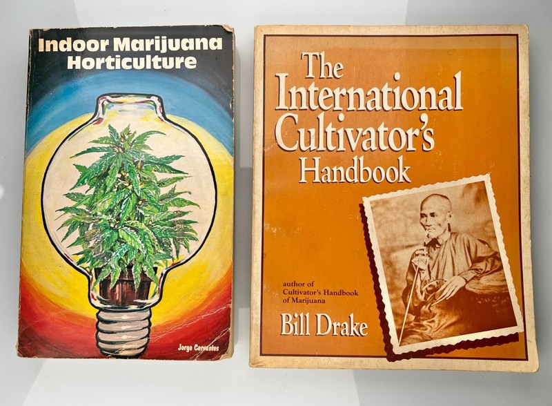 Jorge Cervantes Indoor Marijuana Horticulture 1984 Bill Drake 1974 2 Book Lot