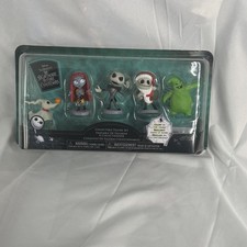 Disney Nightmare Before Christmas Glow in the Dark Collectible Figure Set New
