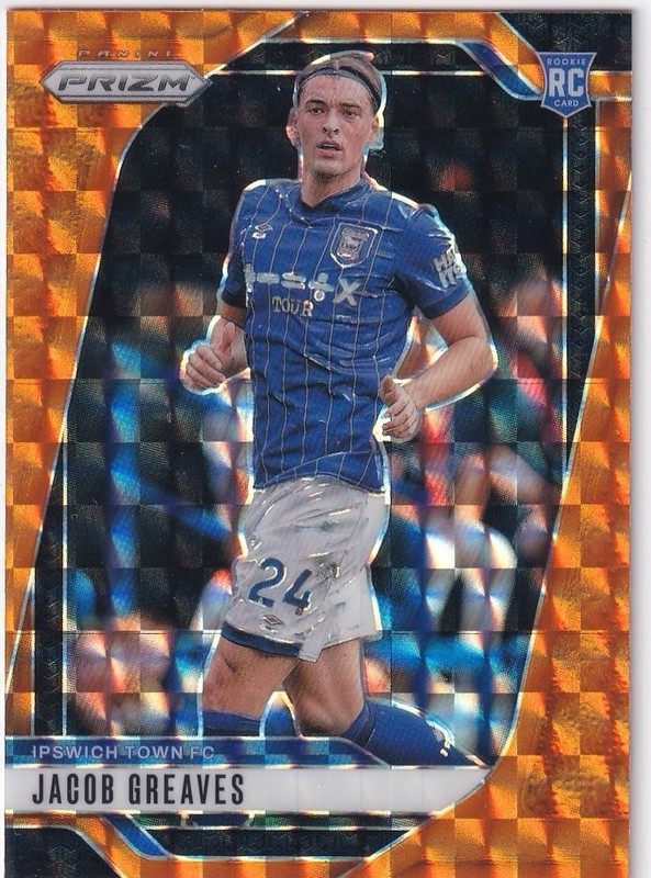 2024-25 Panini Prizm Premier League - Jacob Greaves #280 Orange Mosaic Prizm...