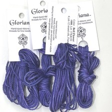 Gloriana 12 ply Silk floss thread cross stitch ndlpnt 4 skeins Bell Flower 080