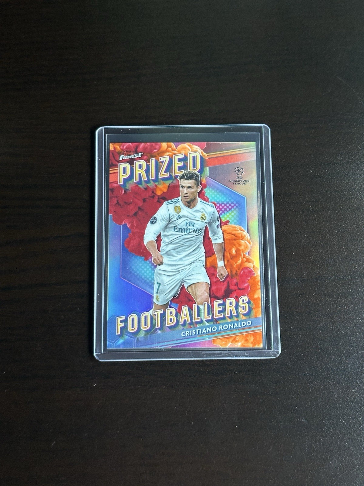 2023-24 Topps Finest Cristiano Ronaldo Prized Footballers Fusion Case Hit view 3