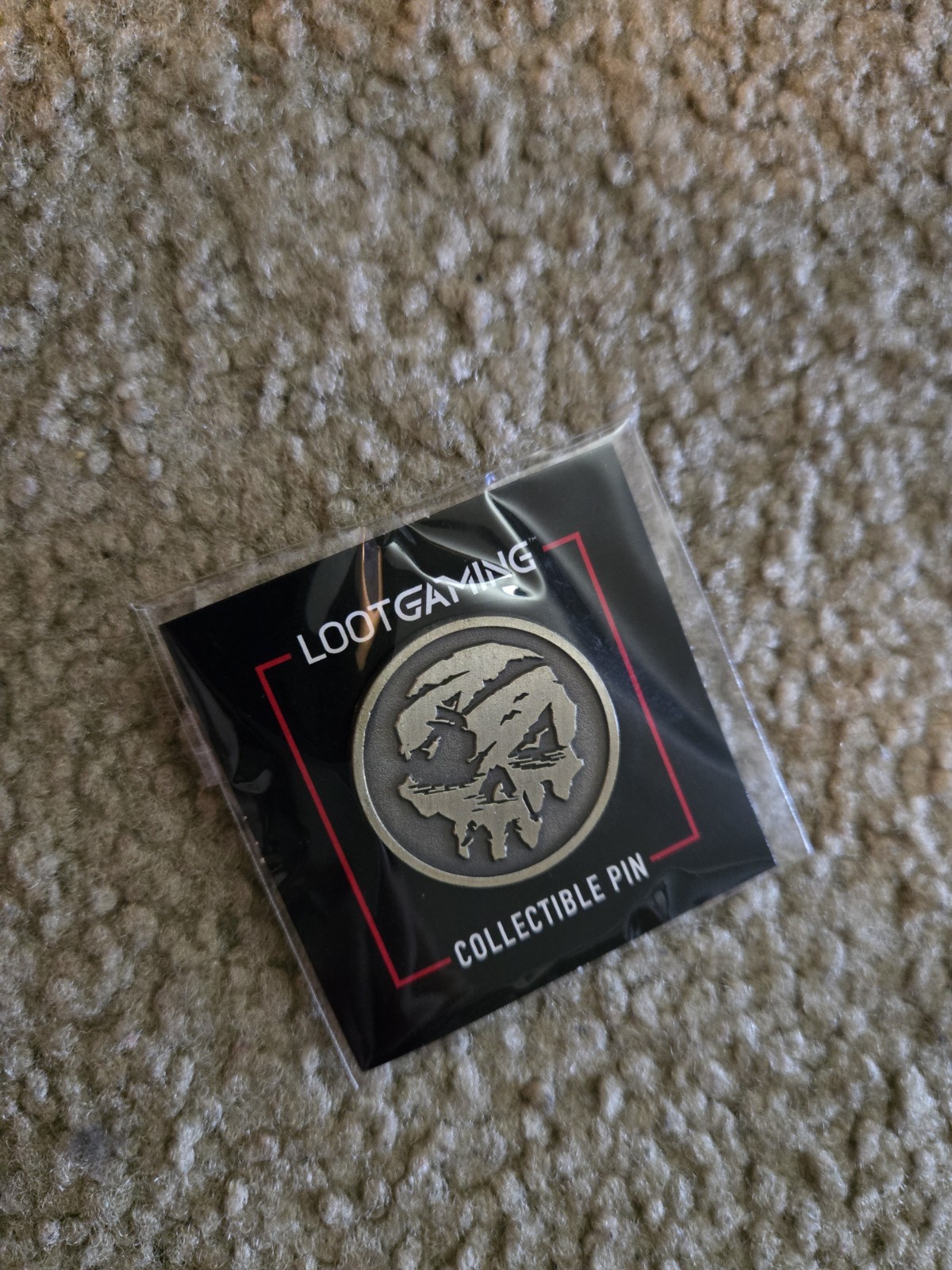 Sea of Thieves Rare Metal Pin Xbox One Loot Gaming Crate Exclusive Collectible