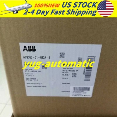 ABB ACS580-01-033A-4 - Brand New RS485 Modbus RTU VFD
