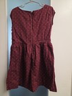 GAP Girls Burgundy Polka Dots Dress Sz 6/ 7 Excellent!  — photo 4