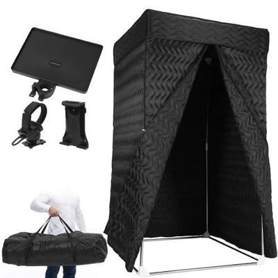 6.56 ft Portable Vocal Booth Recording Sound Booth Studio for Echo-Free Vocals