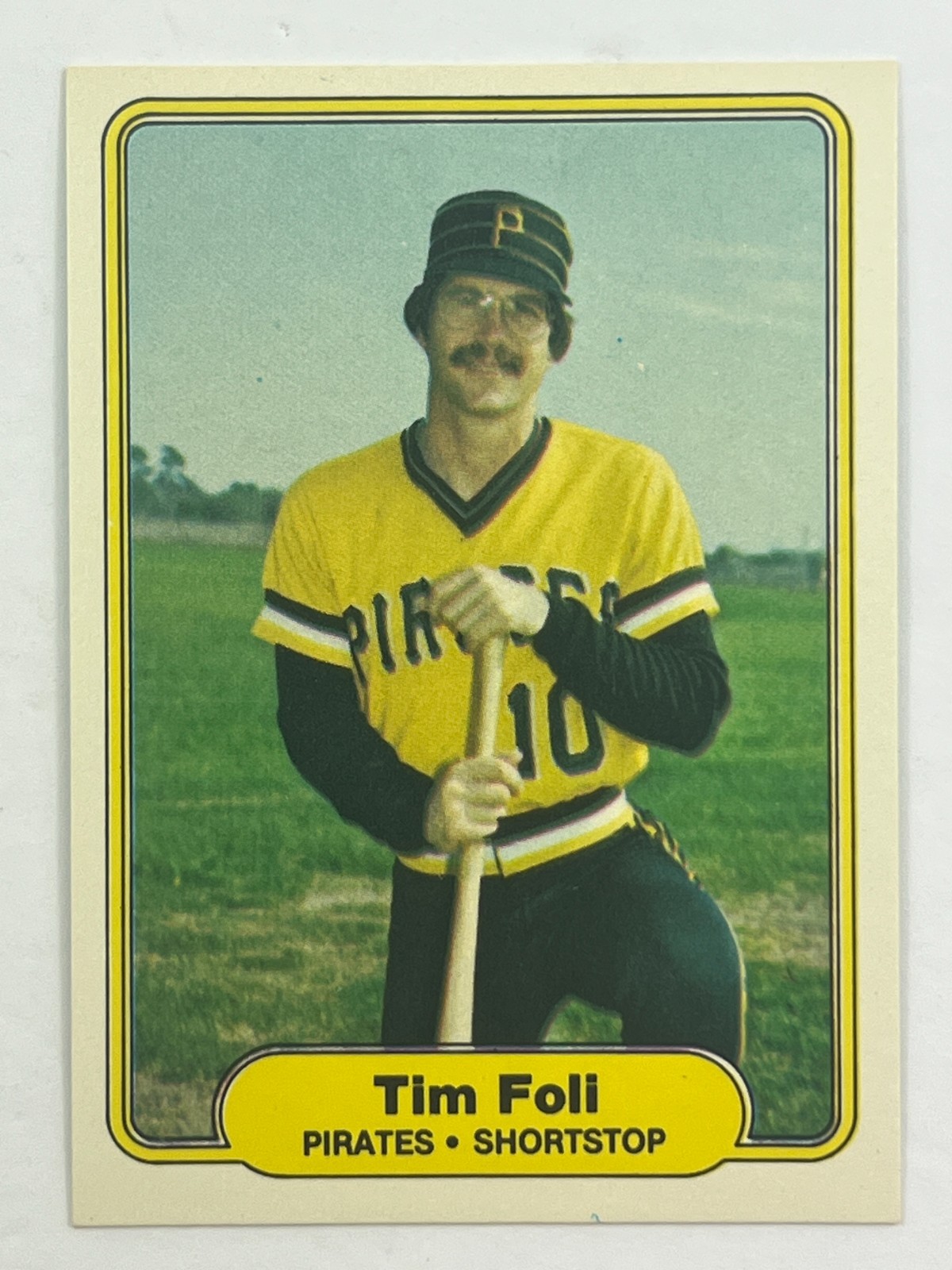 1982 Fleer #482 Tim Foli - Pittsburgh Pirates MLB - Free Shipping  BLG