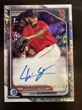 2024 Bowman Chrome #CPA-LG Luis Guerrero RC auto Mini-Diamond Refractor /100