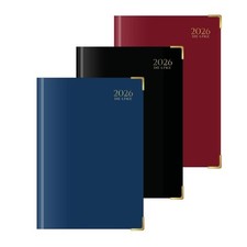 2026 A4 Luxury diary Page Hardback Metal Corner weekends on a page