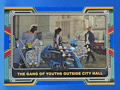 2022 Star Wars The Book Of Boba Fett The Gang of Youths Outside Blue Parallel