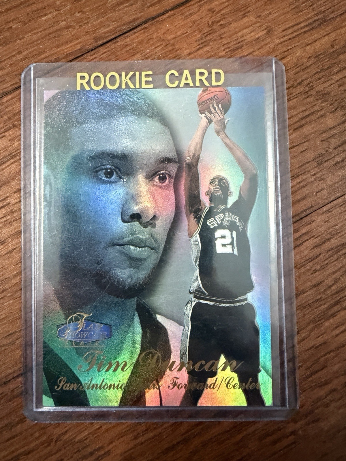 1997-98 Flair Showcase - Tim Duncan #5 Row 3 (RC)