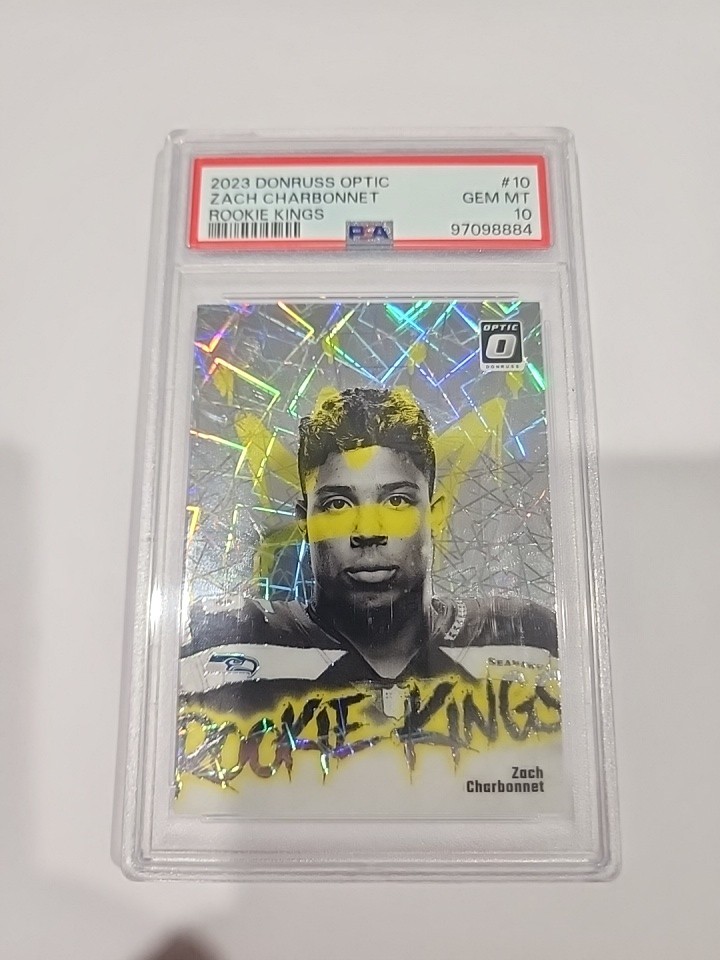 Zach Charbonnet Panini Donruss Optic Rookie Kings #10 Base