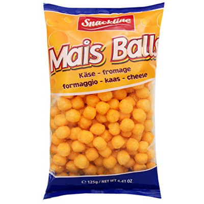 20x Mais Balls Käse Maissnack gesalzen 125g - Snackline