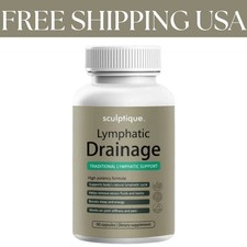 Sculptique Lymphatic Drainage Capsules- Supports Cellulite Reduction, 60 Capsule
