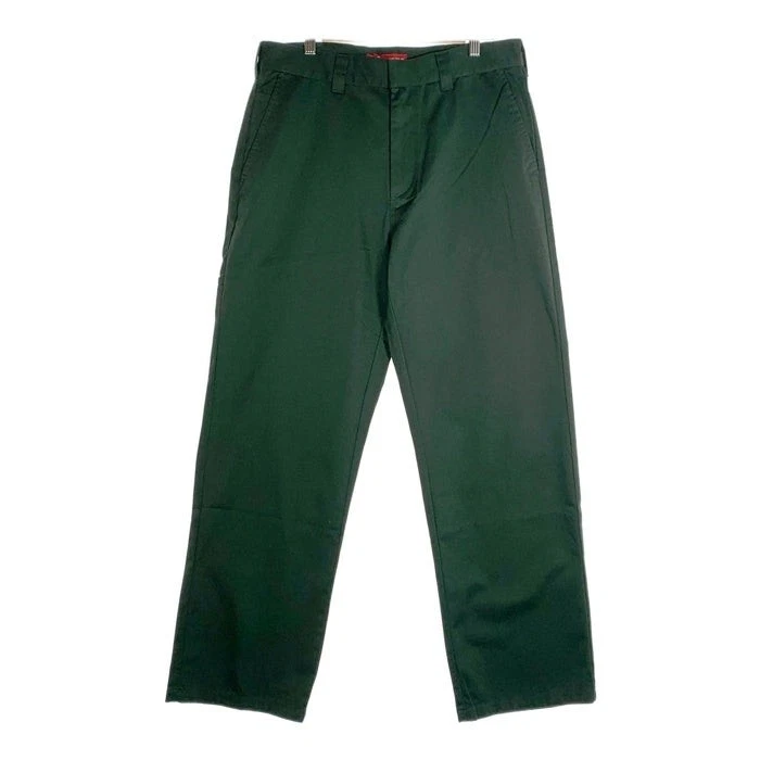 Pantalon pantalon de travail Supreme 24AW vert chinopan taille 32 occasion
