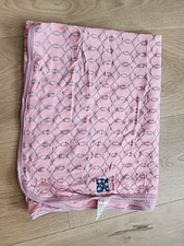 Kickee Pants Baby Blanket Pink Lavender Swaddle Bamboo Lovey Pre-owned Ships 0