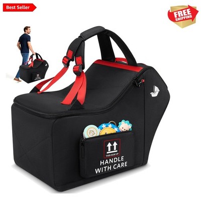 Versatile Car Seat Backpack for Air Travel - Compatible with Nuna & Chicco