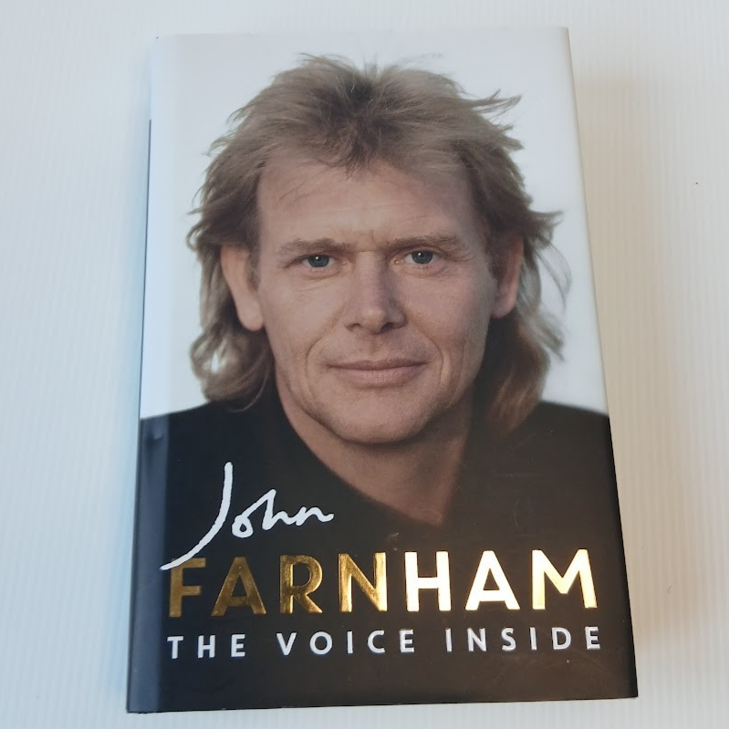 The Voice Inside John Farnham Hardcover Autobiography Book Memoir Music Legend