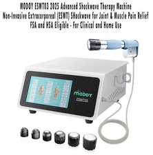 Modoy ESWT03 2025 Shockwave Therapy Machine - Pain Relief - Clinical or Home Use