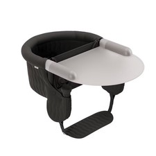 Lalo Hook-On High Chair with Attachable Silicone Tray - Black