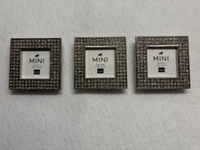 Vintage Studio Decor Mini Rhinestone Studded Photo Frames Set of 3