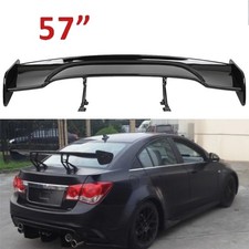 Gloss Black 57 Rear Spoiler Wing Truck Style Abs For Chevrolet Chevy Cruze