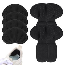 4Pairs Heel Cushion Pads Mesh Adhesive Heel Grips Anti Blister Shoe Liners