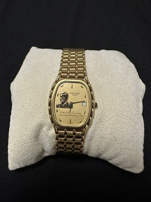 Vintage Favre-Leuba Gold Watch   Saddam Hussein Engraving   Collector s Rarity