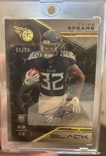 2023 Panini Black - Rookies Tyjae Spears #106 Autographs /199 (AU, RC)