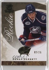 2008-09 Upper Deck The Cup Rookie Gold 2/25 Derek Dorsett #63 0rs6