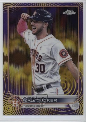 2022 Topps Chrome Sonic Purple & Yellow Pulse Refractor /299 Kyle Tucker 1so6
