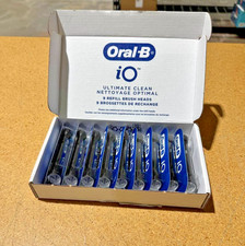 Oral-B iO Ultimate Clean Brush Heads 9-Pack Refill Black   New Open Box