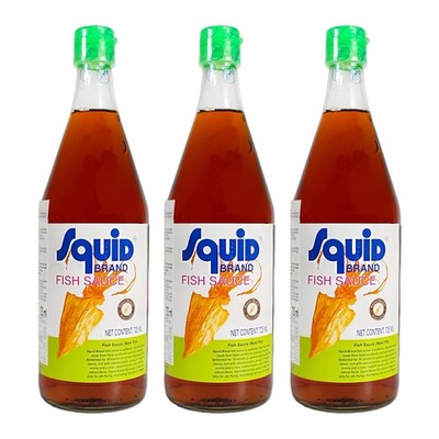 Squid Fischsauce Nuoc Mam Fischsosse Fish Sauce Fischsosse 3x725ml 
