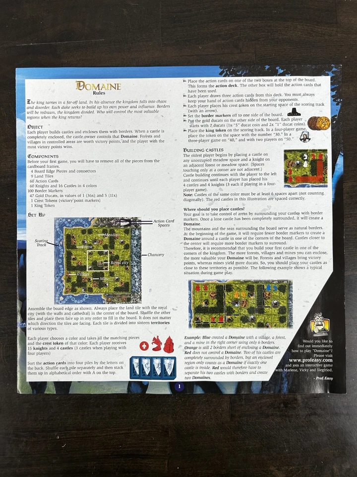 Mayfair Games - Domaine Board Game (2003) - COMPLETE! - Image 3 of 4