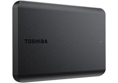Toshiba Canvio Basics 1TB Portable External Hard Drive USB 3.0, Black - HDTB510X