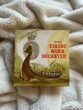 Avon Viking Horn Aftershave Decanter - with box!