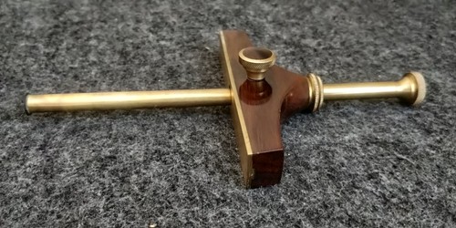 Rosewood Depth Gage Brass with circular marking blade