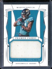 2022 Panini National Treasures Marvin Jones Jr. Framed Fabric #/49